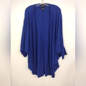 Wonderlush for Layers by Lizden blue open front cardigan size ( M/L)
